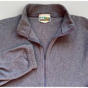 Nashbar Cycling 1/2 Zip Men's Blue Long Sleeve Biking Top Fleece Size Medium VTG